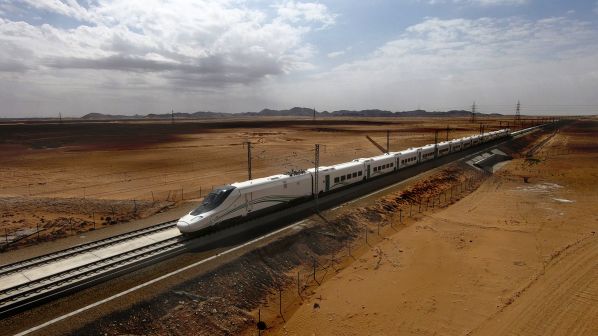 Haramain high-speed line Talgo train