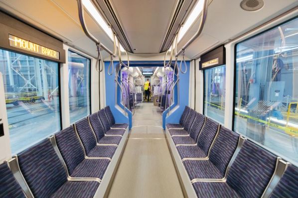 Siemens S70 Sound Transit interior