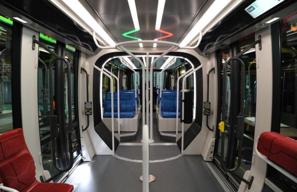 Paris Line T9 Citadis interior
