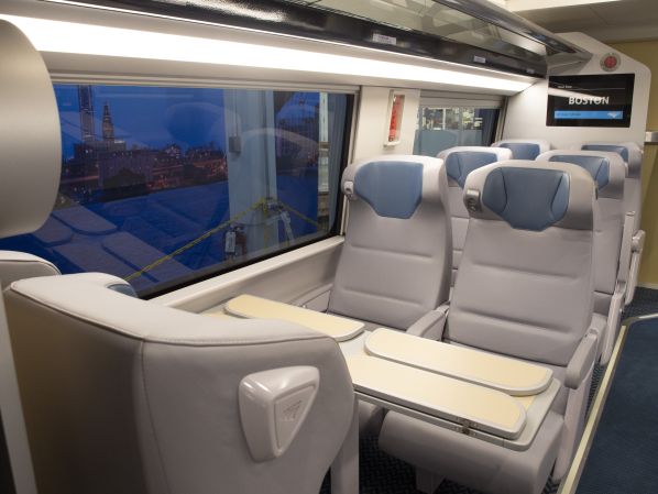 Amtrak Reveals Next Generation Acela Express Interiors
