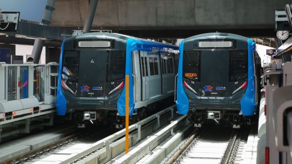 Bangkok Blue Line Siemens trains