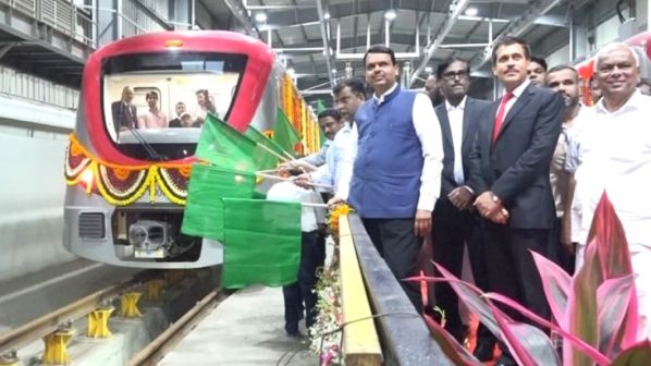 Navi Mumbai metro first test run