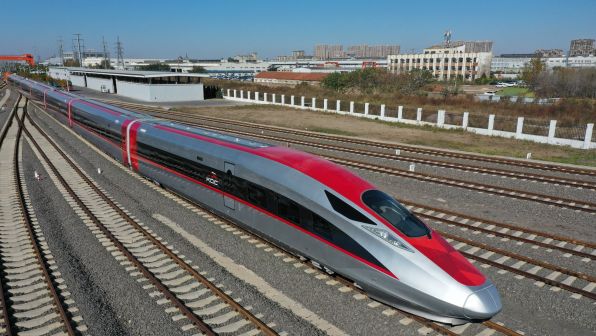 CRRC rolls out first high-speed train for Indonesia - International ...